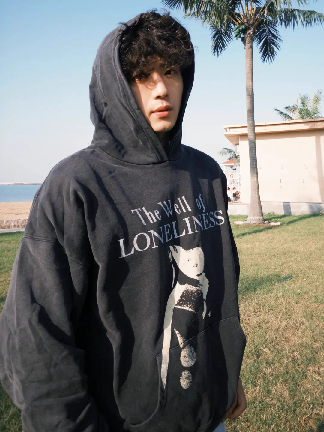 25 new ERD melancholic second-generation American niche fashion brand men's rugged and handsome couple design hooded sweatshirt
