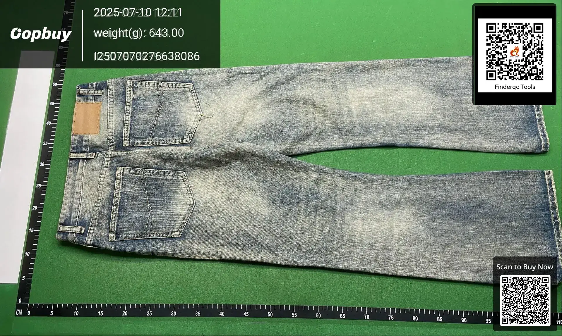 LKTM Men's# American Retro Bamboo Pattern Micro-La Jeans Men's and Women's Fashion Brand High Street vibe Casual Pants