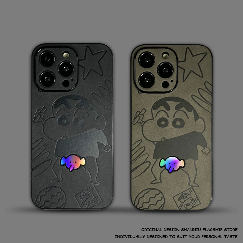 Cute Cartoon Spoof Elephant Xiaoxin Iphone17Promax Phone Case, Suede Leather, Suitable for Apple 15Pro, Creative and Funny Laser Design, 14 Couple Style for Men and Women, 13 Anti-Drop Protective Cover