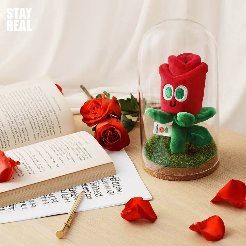 Stayreal Rose Good Day Rose Stuffed Doll Pendant Doll Valentine's Day Gift Toy cute