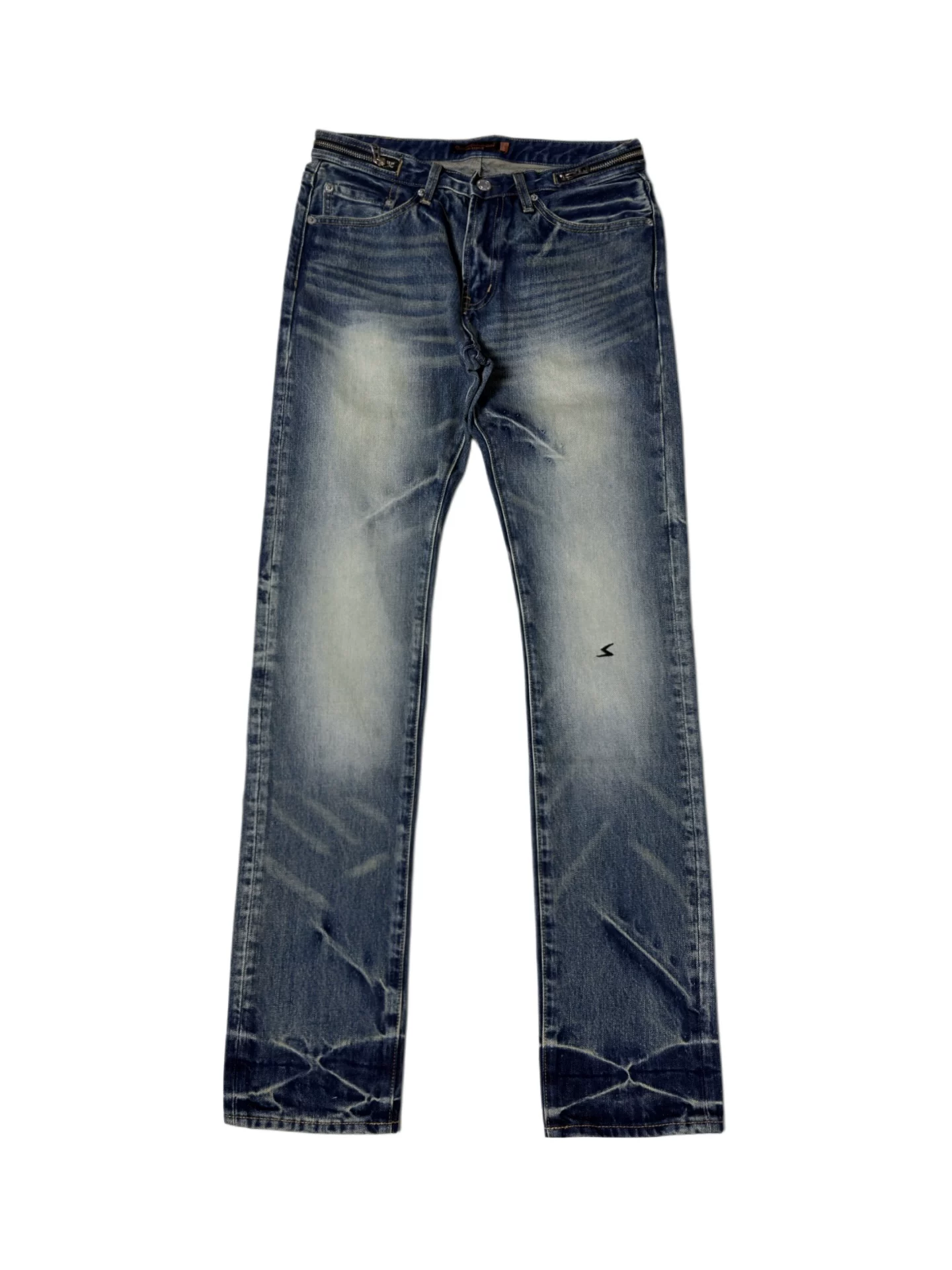 Oriental Dragon Sama Undercover07Ss Archive Washed Whiskered Zipper Jeans QC photo from TAOBAO on Qualit.ly