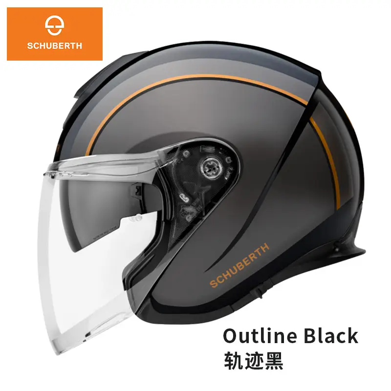 German Schubert Half Helmet Schuberth M1 Pro Helmet Breathable Double Lens Motorcycle Helmet