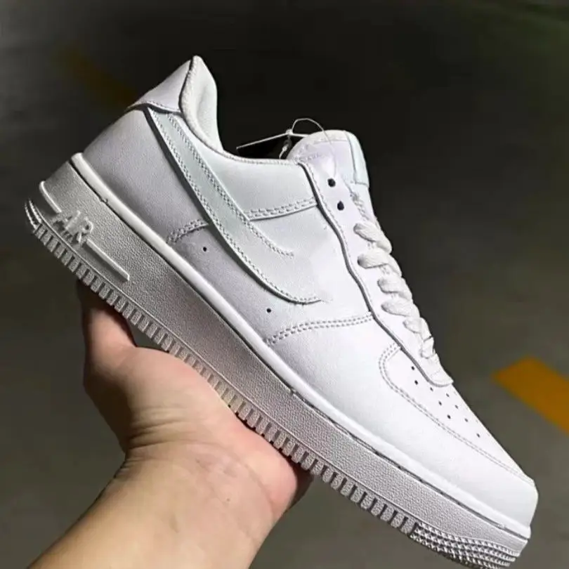 AF1高版本头层皮空军一号休闲板鞋男女四季小白鞋工厂直销