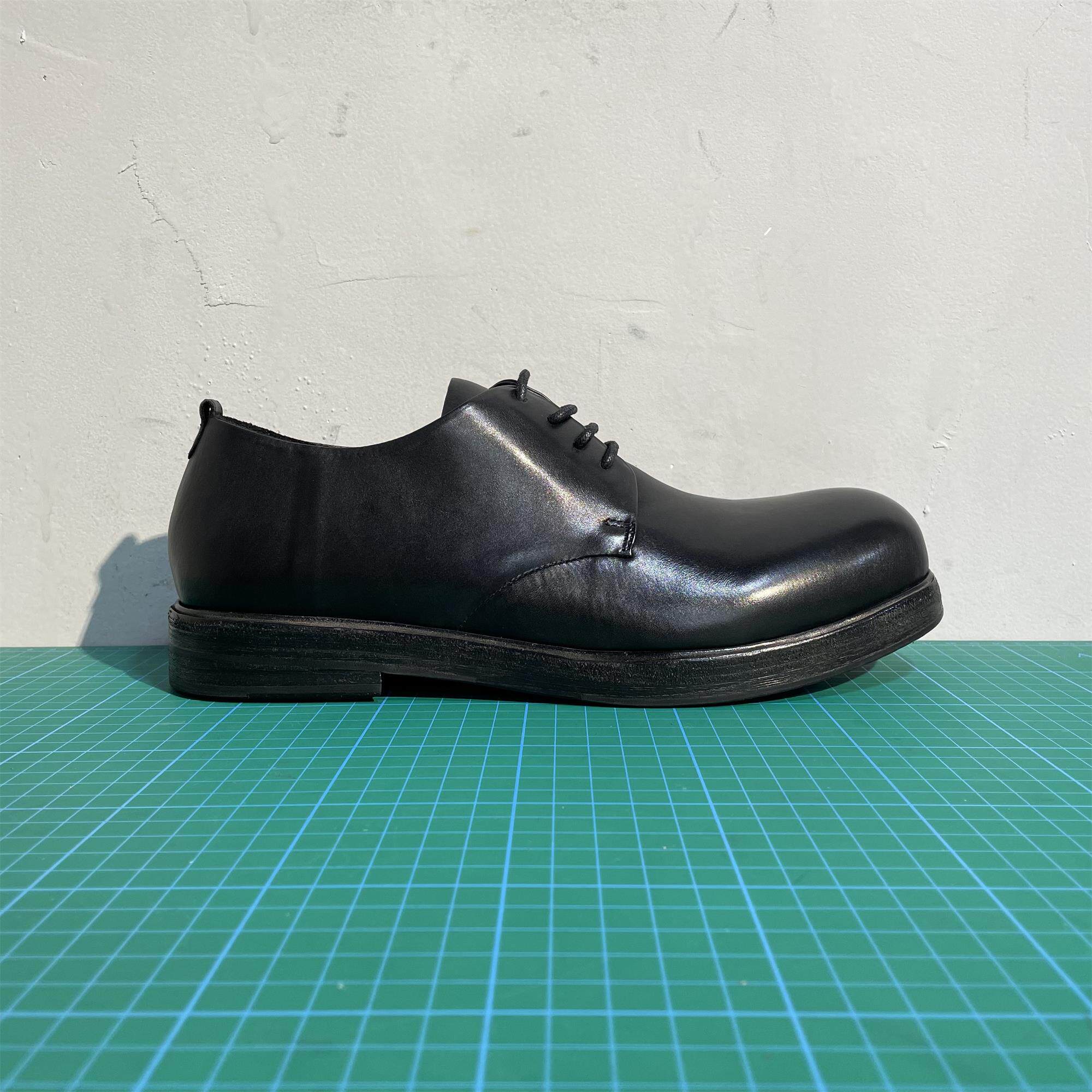 【Shoe Enthusiast】Nine Master "Wind, Forest, Mountain, and Fire" Forest Series Ms01 Genuine Leather Large Sole Derby Shoes