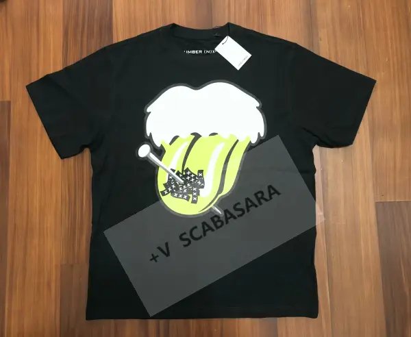NUMBER NINE X GOD SELECTION XXX ROLLING STONE LOGO TEE