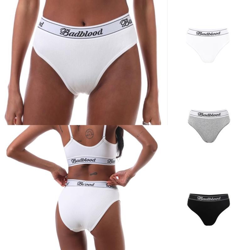 Korean Badblood Bcac Briefs Female American Sexy Fashion Letter Print Casual Sports Shorts