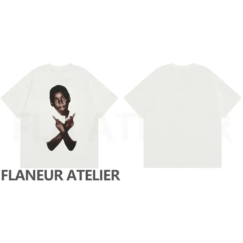 Kk11 Ken Carson Playboi Carti Ken Carson X Tee Kids Gesture Short Sleeve