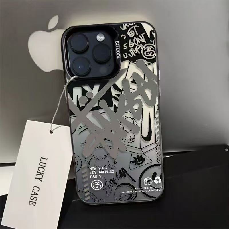 Trendy Brand Style Suitable for Apple 17Promax Mobile Phone Case Personalized Vitality Case Iphone16/15/14 European and American 13