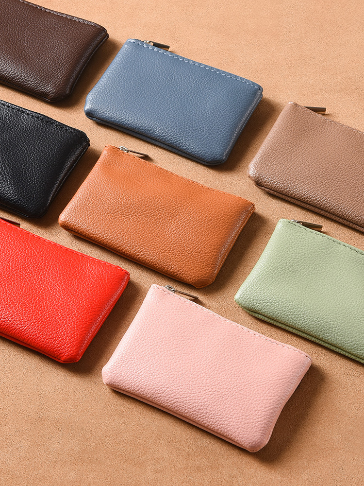 Zipper Coin Purse Women's Mini Small Bag New Style Small Wallet Card Bag Men's Fashionable Portable Key Storage Coin Bag