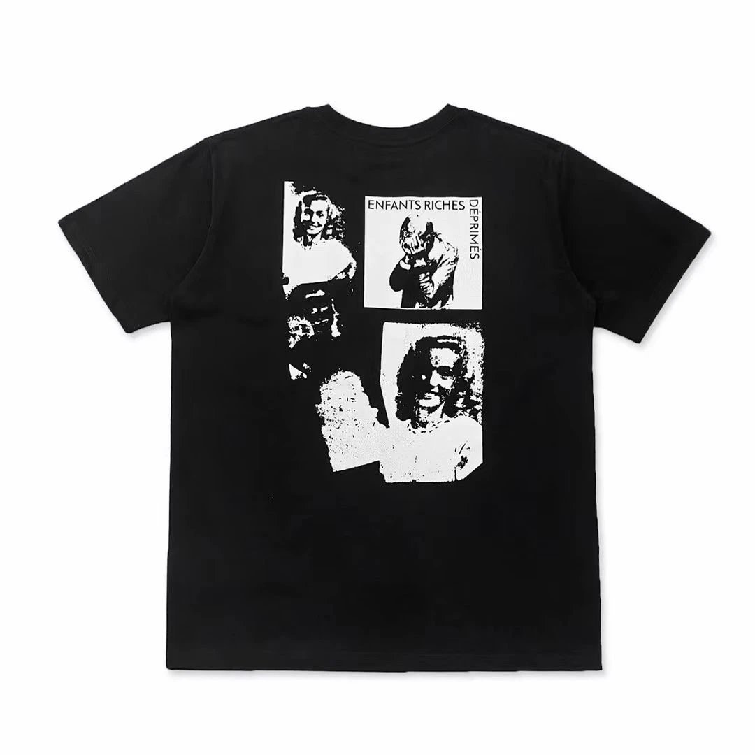 Vintage Printed Loose Couple T-Shirt for Men