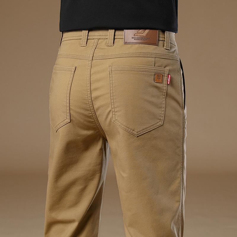 Quality Men's Casual Straight-Leg Slim-Fit Trousers 2026 New Spring and Autumn Business Style Slim-Fit Dress Pants for Middle-Aged Men