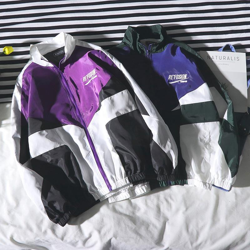 2023 Autumn Top Jacket New Couple Hong Kong Style Hip Hop Outerwear Korean Autumn Ins Coat Men's Wear