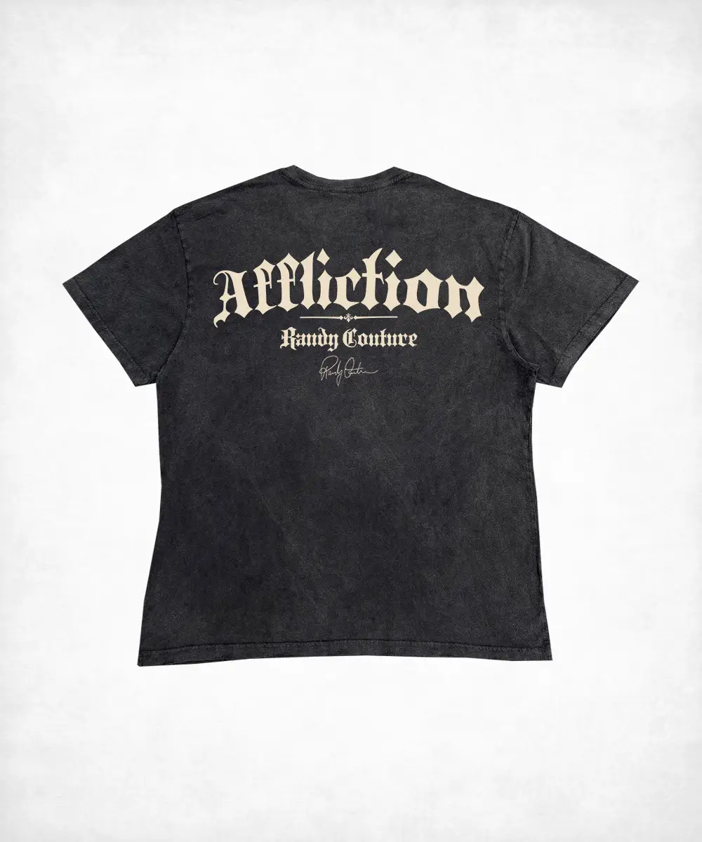 Affliction Easyriders Rap Street Dark Luxury Retro Subculture Short Sleeve T-Shirt