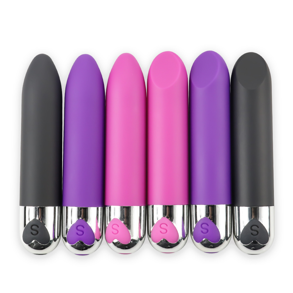 Silicone Rechargeable Bullet Lipstick Vibrator, Female Sex Toys, Masturbation Devices, Sex Toys, Vibrators Wholesale