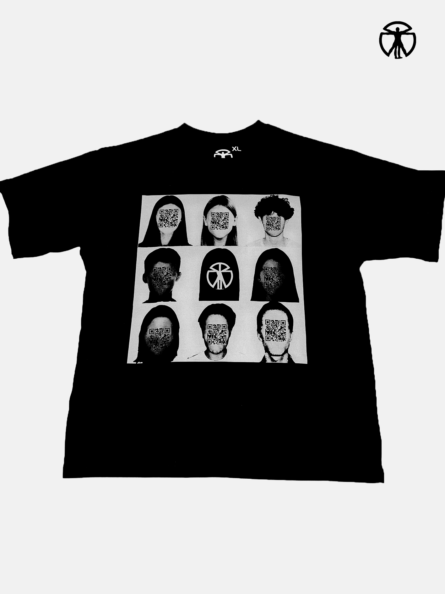 Human Register “Code” Tee / Human Registration Barcode Short Sleeve