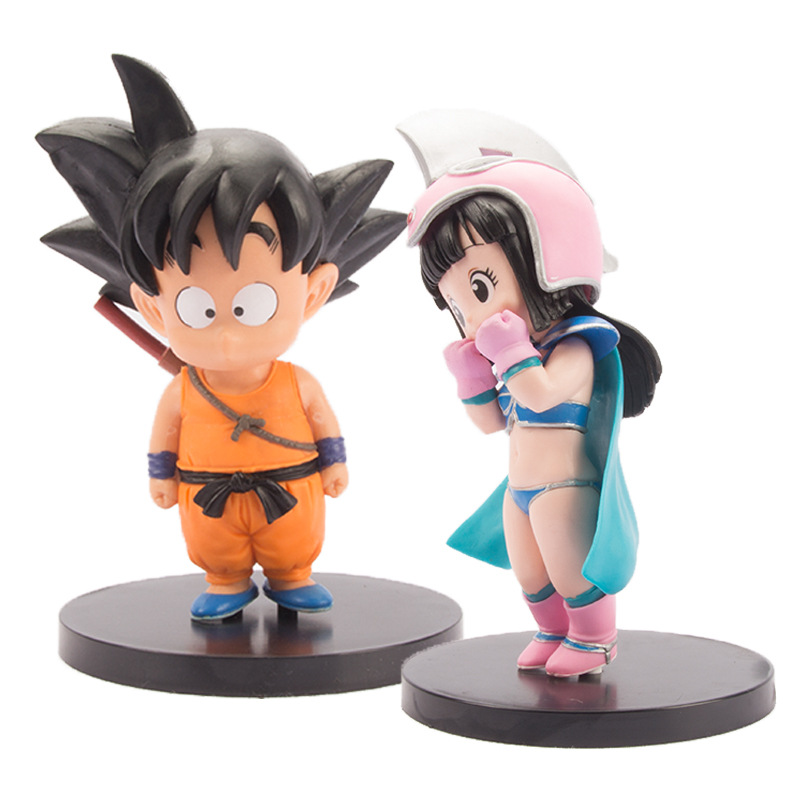 Anime Dragon Ball Q version 20 Generation 2 childhood Monkey King Kiki hand PVC bag doll model ornaments