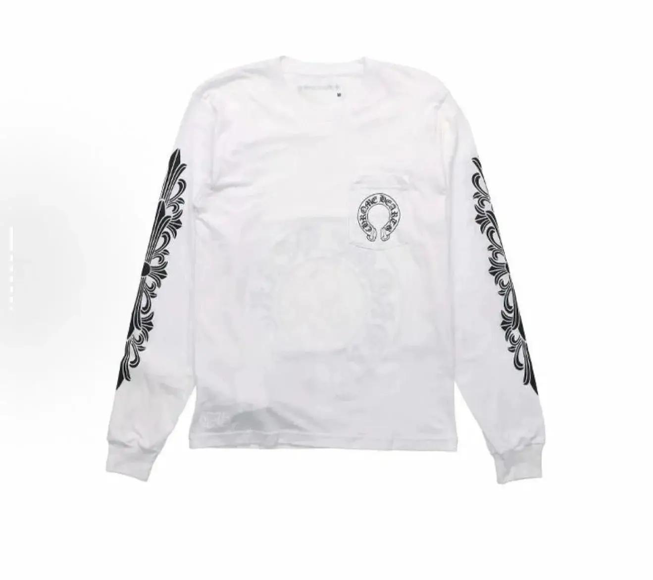 CHOGWhiteHorseshoeLongsleeve