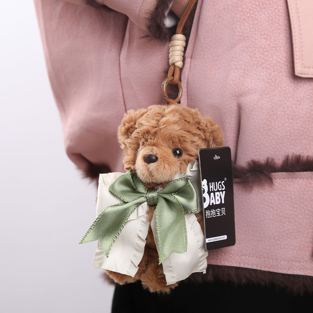 Hug Baby Bear Bella Pendant Hand Rope Bag Pendant Teddy Bear Plush Doll Comfort Doll Rag Doll