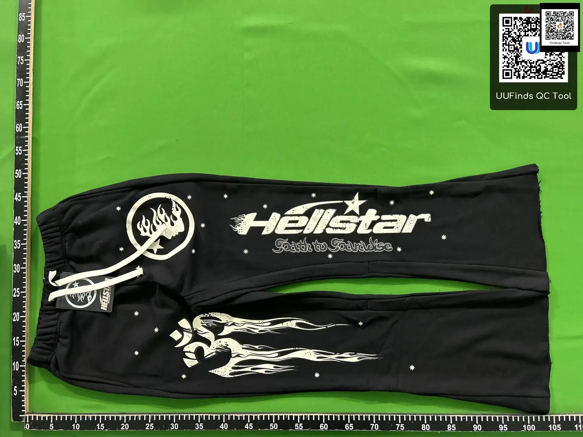 Hellstar Faith to Paradise Black Sweatpants