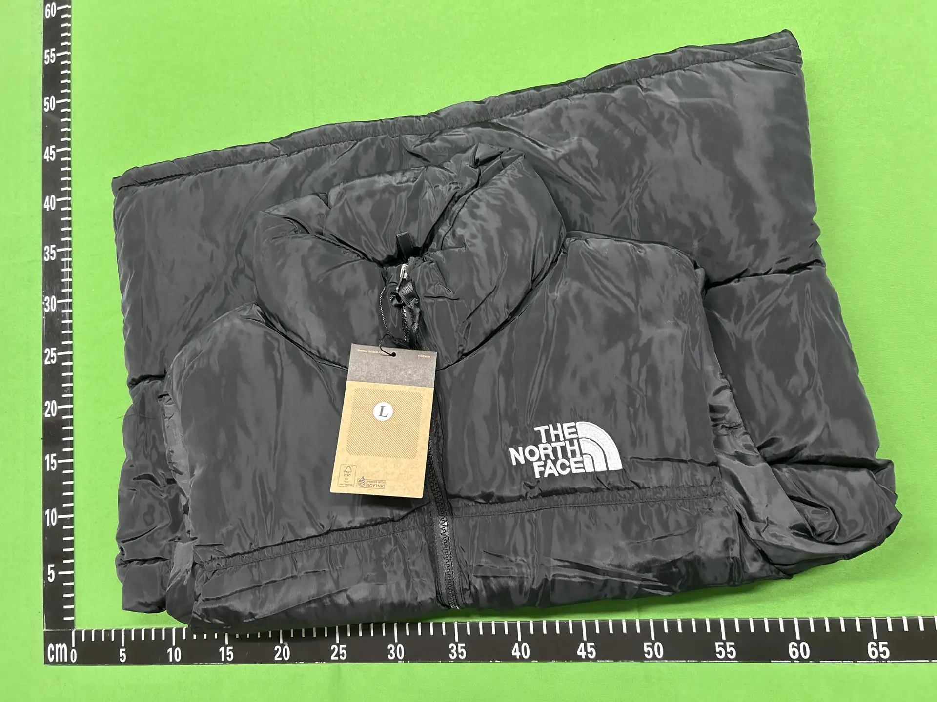 The North Face black puffer vest