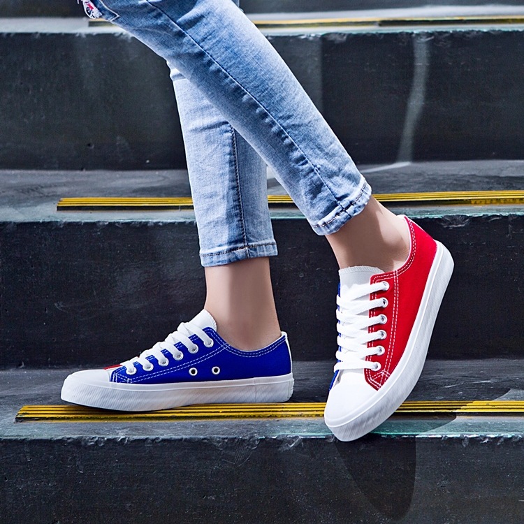 Northern Frontier Wolf Social Shoes Canvas Shoes Men's Single Shoes Korean Style Men's Shoes Harajuku Style Hong Kong Style Boys' Versatile Sneakers Ins