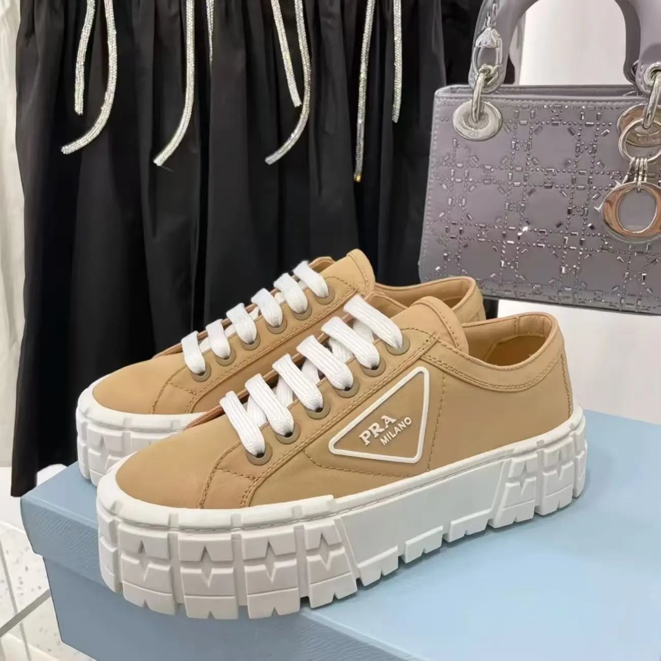 Prada Platform Sneakers