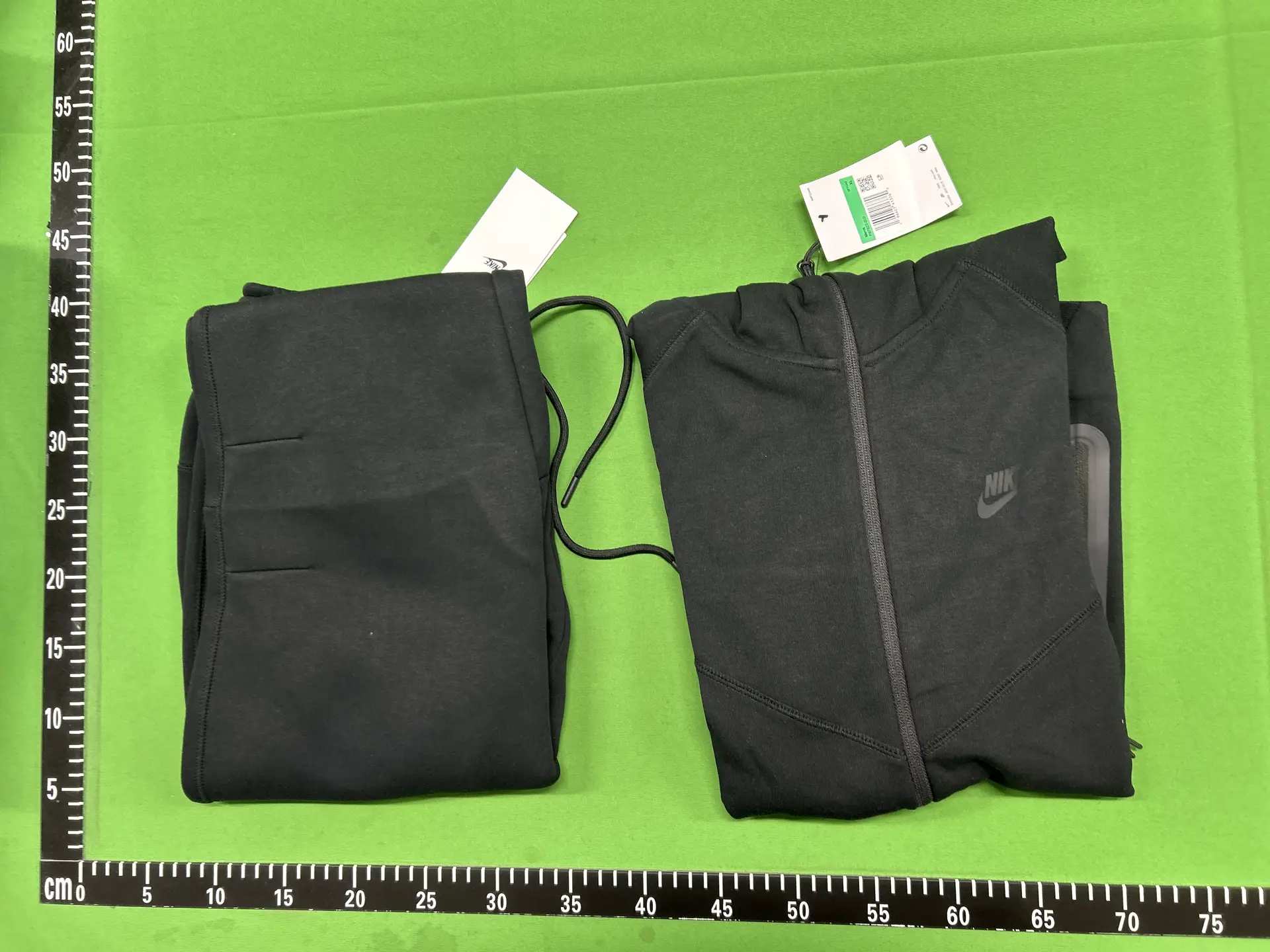 Nike Tech Fleece Full Zip Hoodie and Pants Set Black