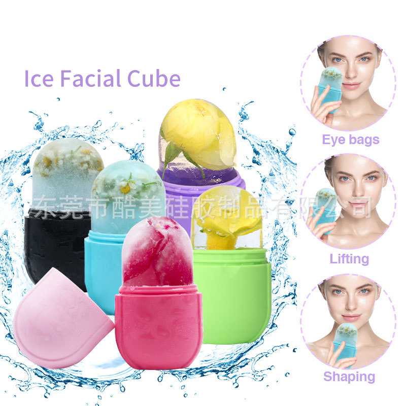 Foreign trade new face ice tray ice roller face ice roller face massage ice tray wholesale
