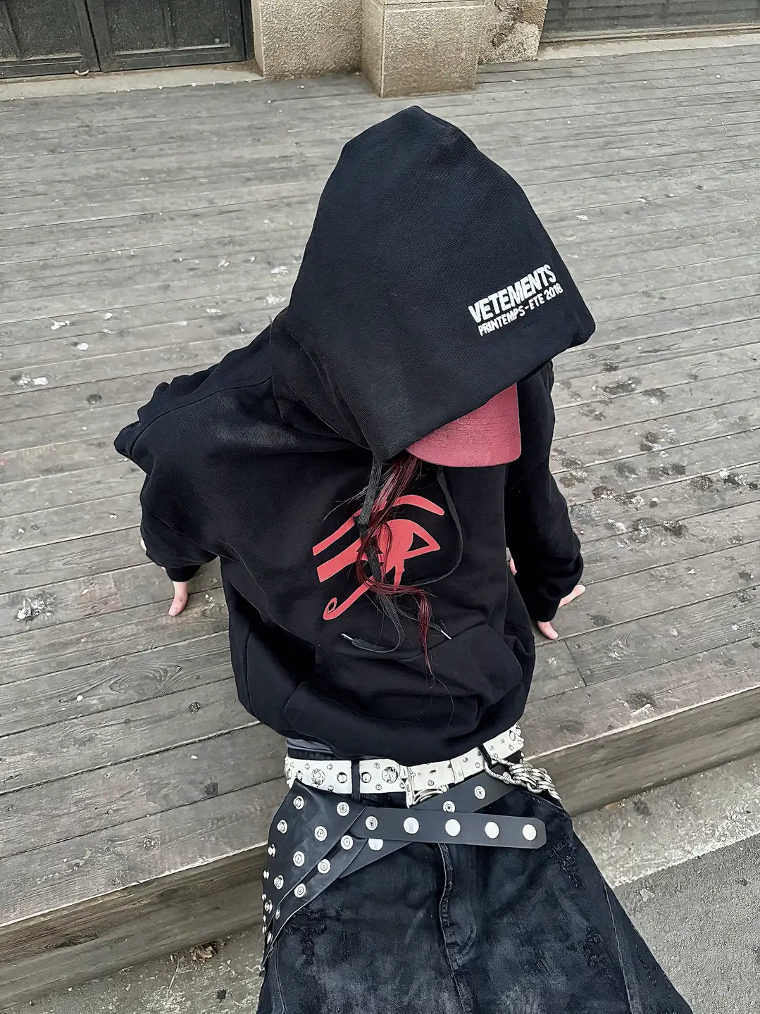 VETEMENTS Black Eye of Horus Hoodie