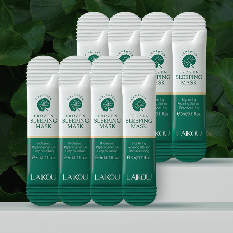 Cross-Border Laiko Centella Asiatica Jelly Mask 3Mlfacemask Mask Sheet No-Wash Sleep Mask Manufacturer Export Mask