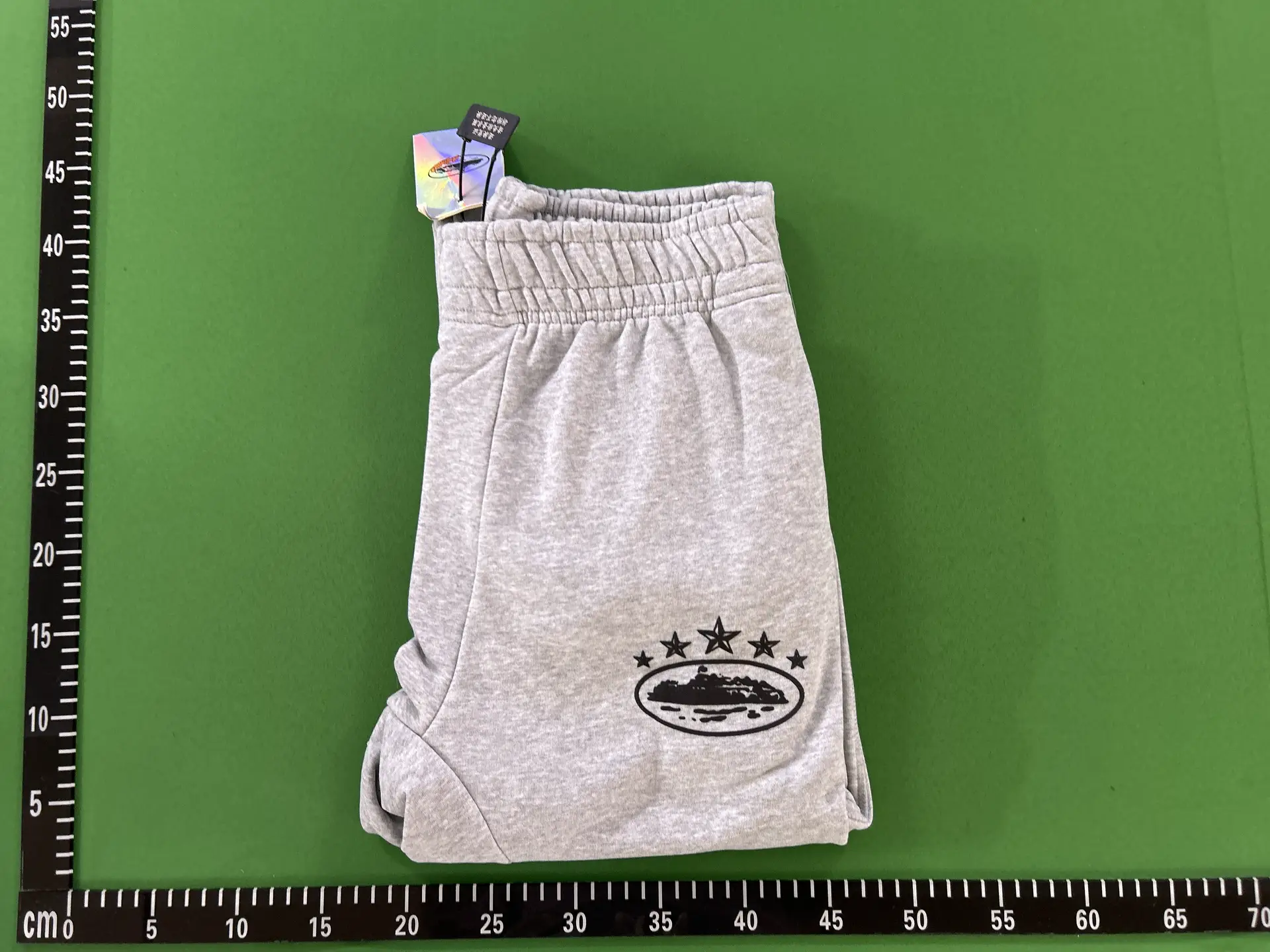 Men's Grey Sweatpants with Oval Logo
