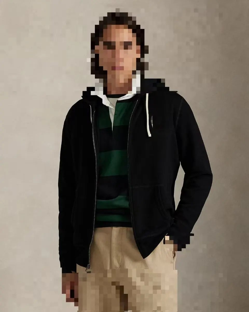 zip hooddie with fleece lining coat磨毛卫衣拉链外套加绒款-MLMLSPHO0202