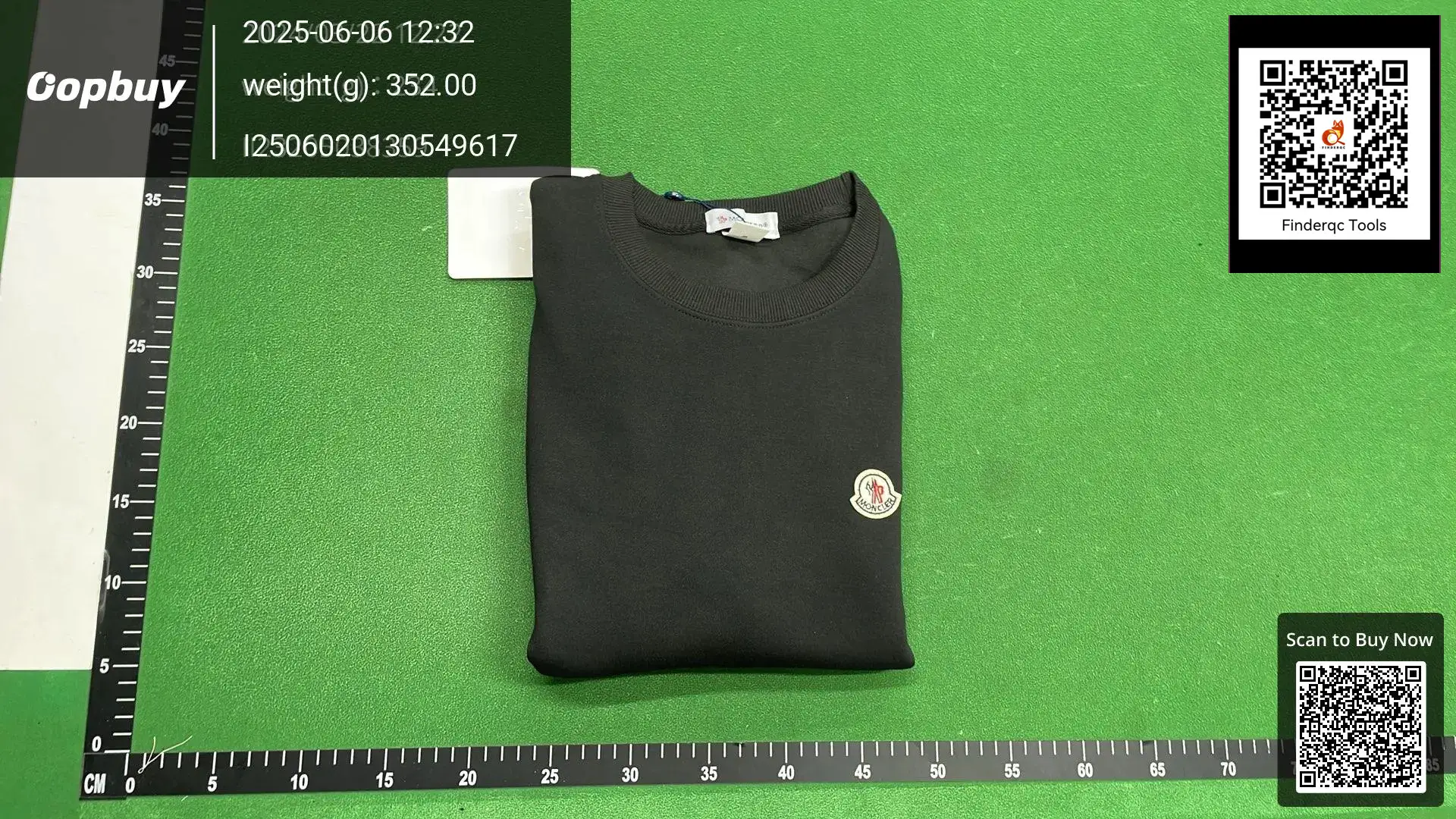 Moncler Crewneck Sweatshirt Black