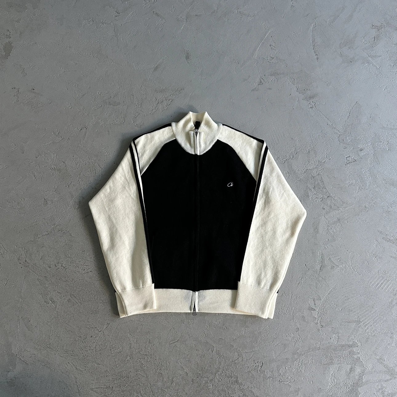 Evil-Trimmed Sweater Cardigan