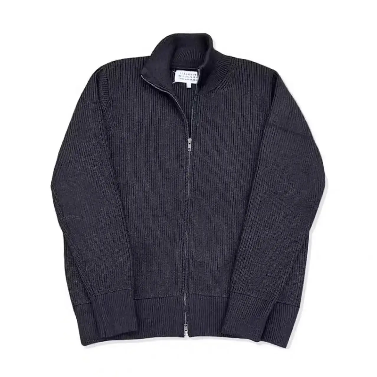 MORGIALA Style High Neck Zipper Maggie Warm Cardigan Sweater Jacket Men's and Women's Anti-Pilling Knitwear