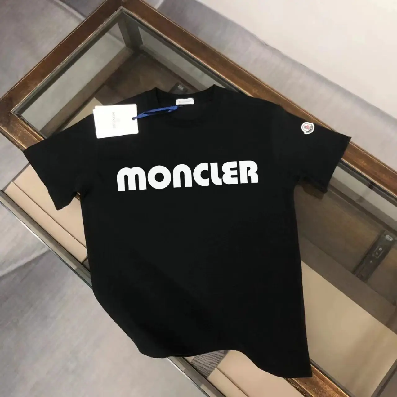MON * CLER2025 New high quality Crewneck Short-sleeved T-shirt