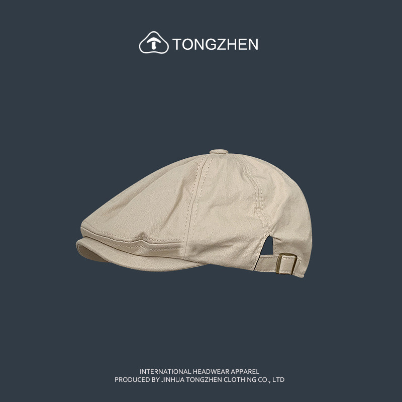 Japanese Artistic Retro Newsboy Cap Children's Spring and Summer Casual All-match Beret Antique Advanced Cap Men's Painter Cap Trendy