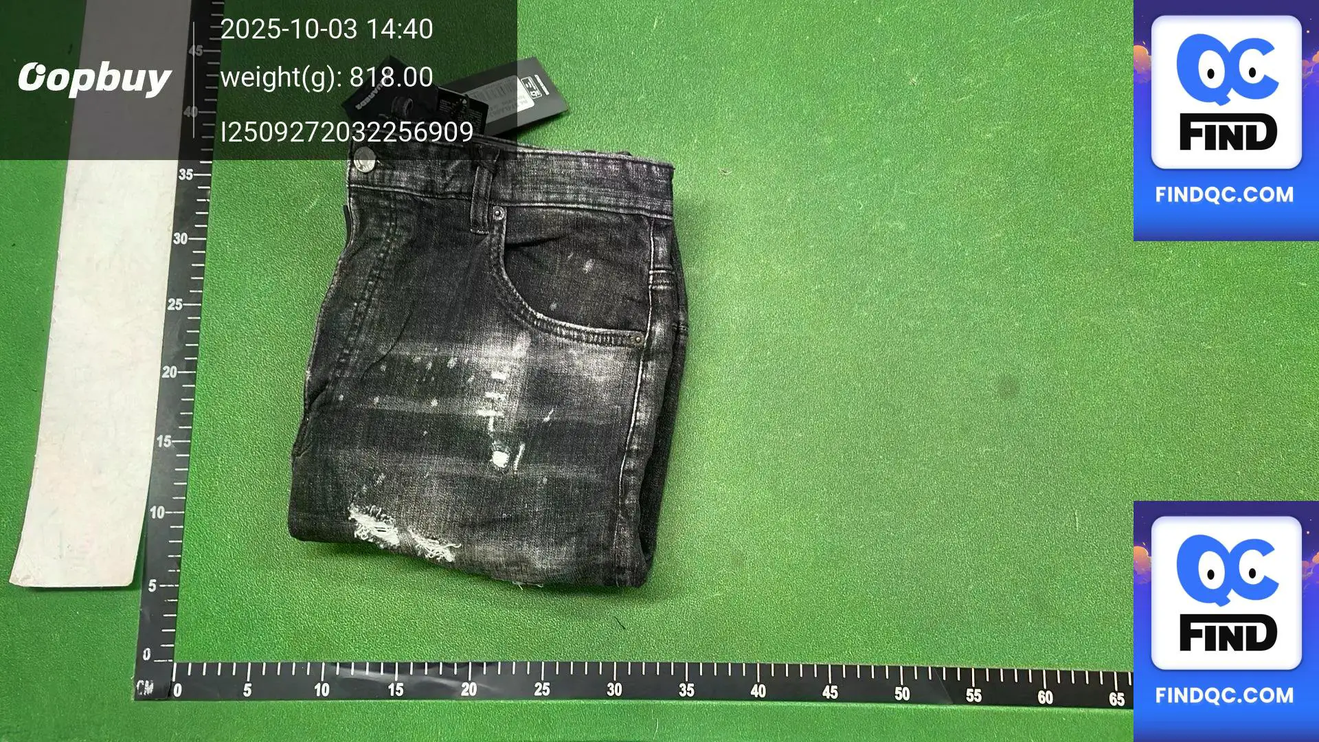 Nine-minute pants 9001 new D2 men's denim pants patched personality European station cross-border machete splicing jeans