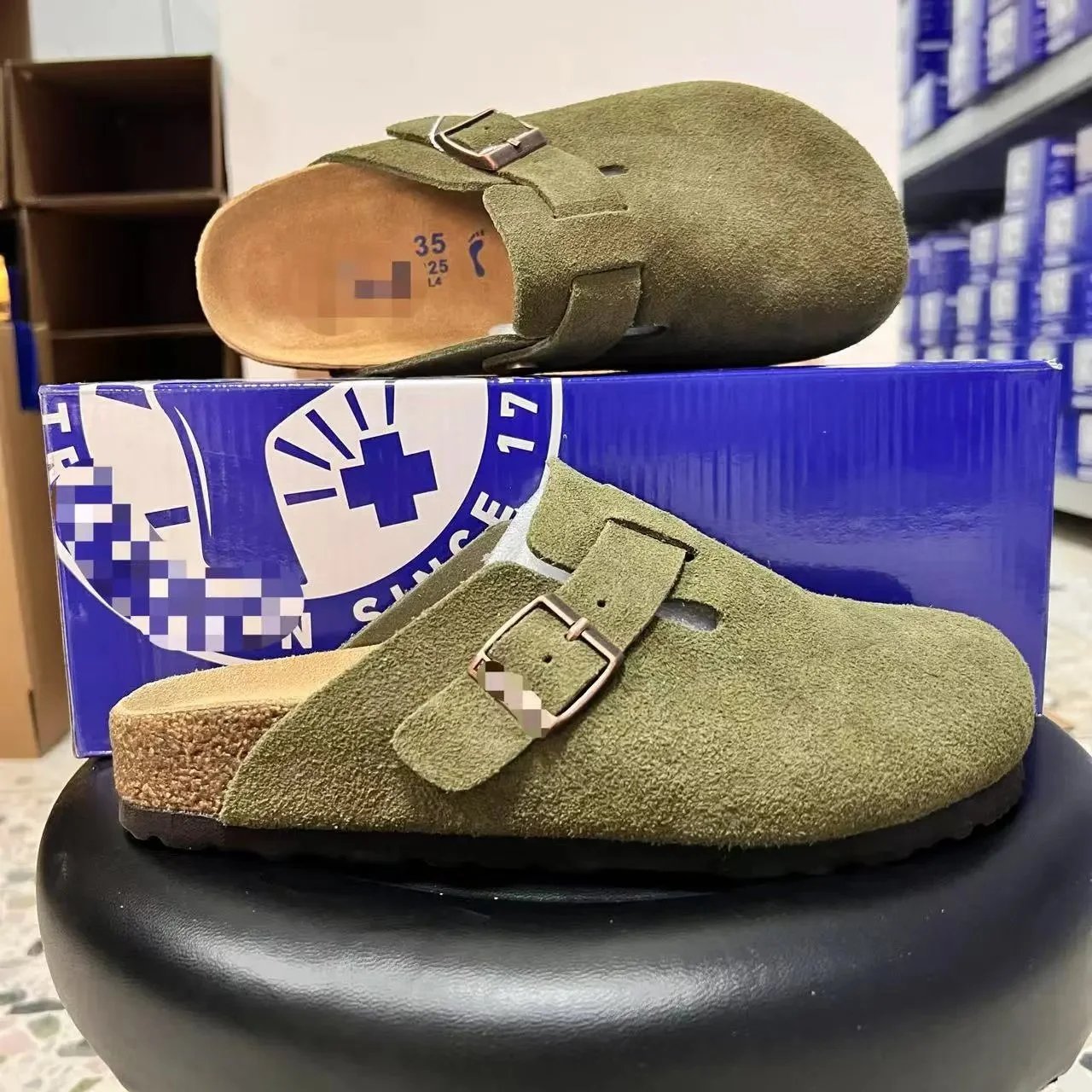 【新店开业,优质卖家】鞋女外贸代购圆头大码拖鞋软底舒适懒人