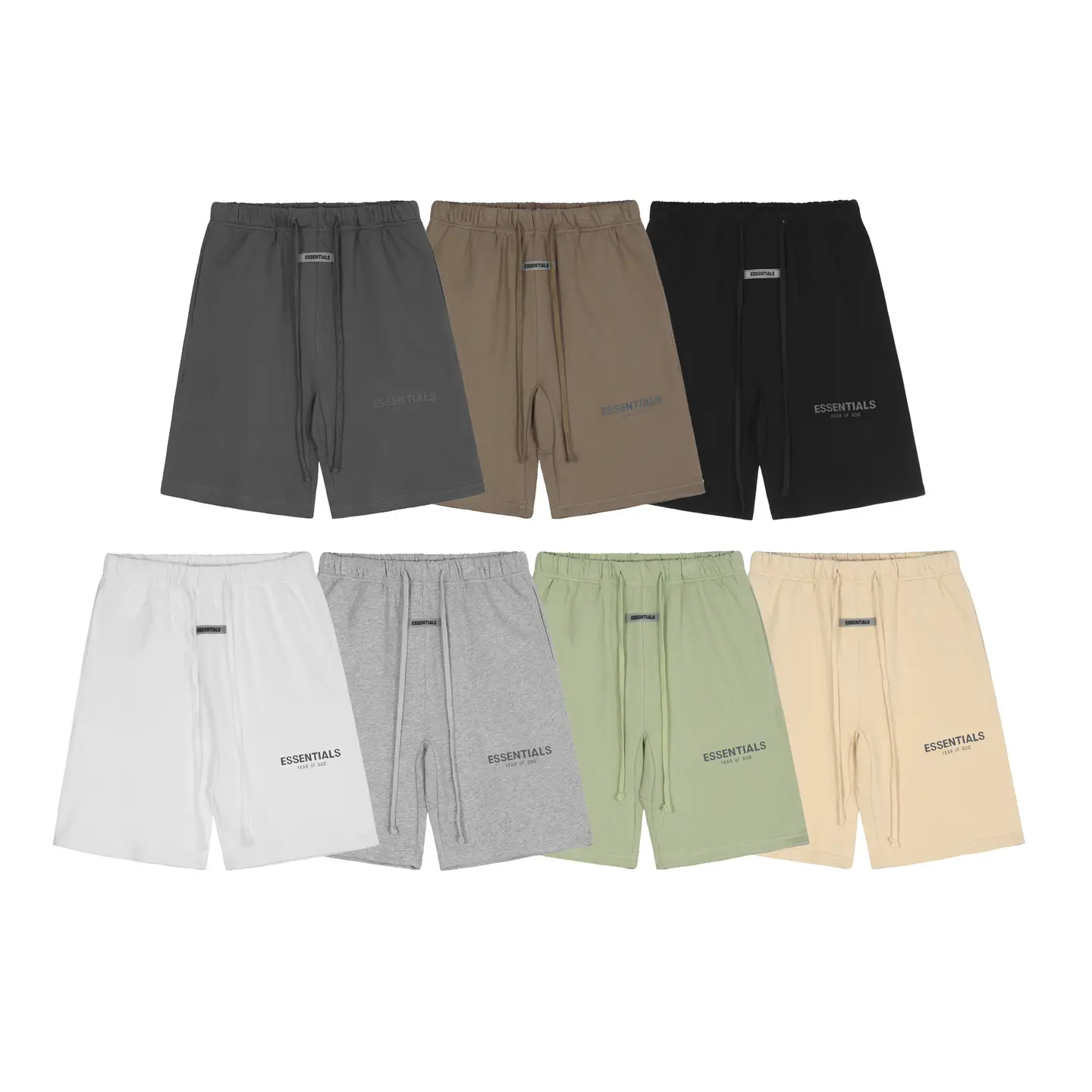 Fog Multi-Line Essentials American High Street Loose Reflective Shorts Men's Trendy Five-Point Pants Men's Summer Style