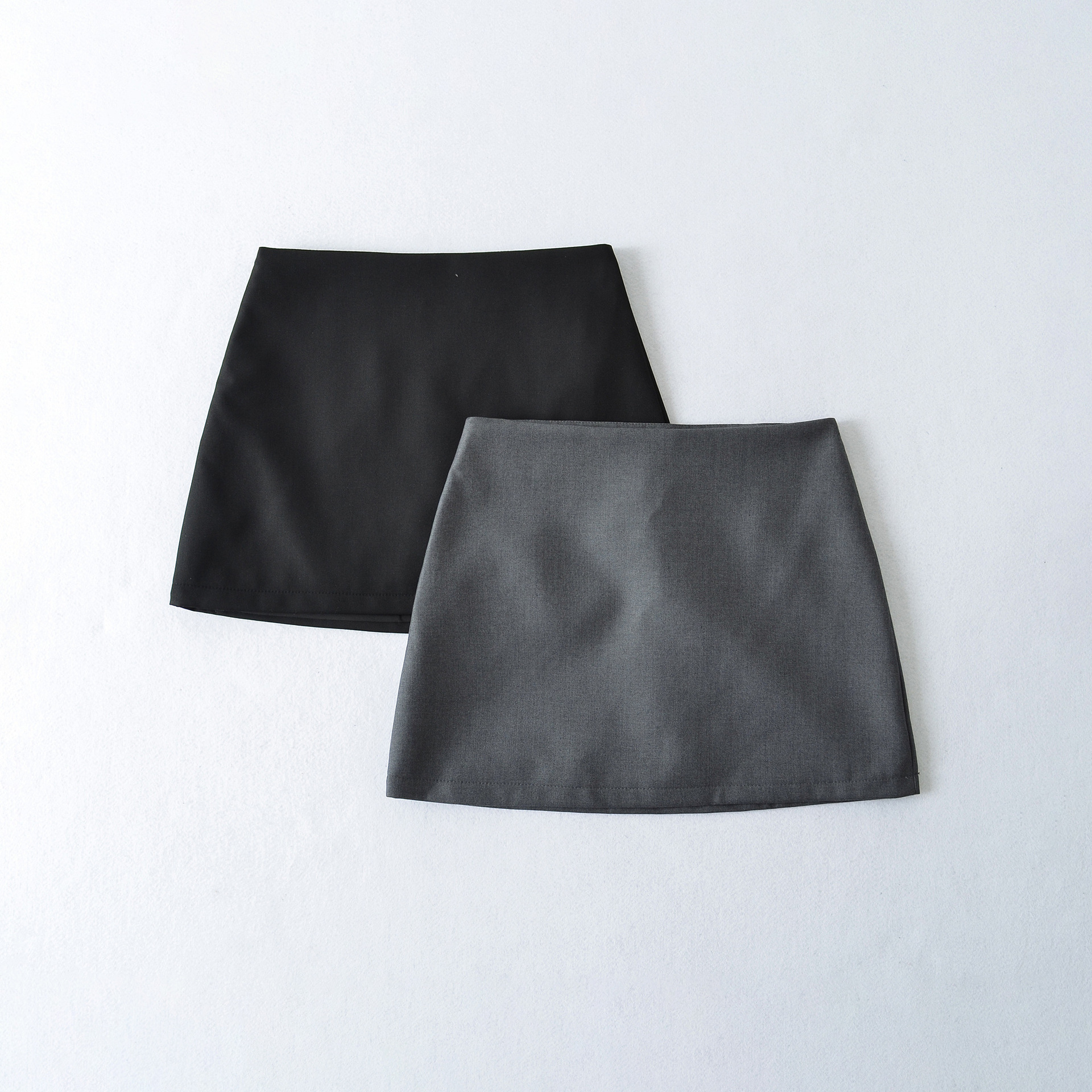 American-Style College-Style Suit Skirt for Women, New American-Style High-Waisted Slimming Anti-Exposure Short Skirt, Elegant Hip-Hugging Skirt
