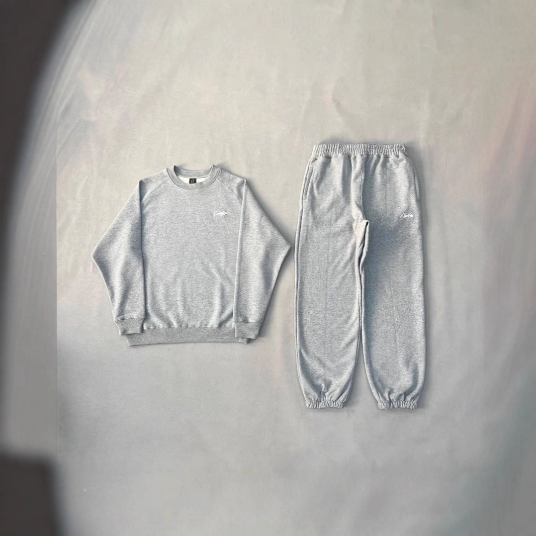 Corteiz High-Quality American-Style Hip-Hop Street Dance Embroidered Letter Knit Sweatpants Jogger Pants