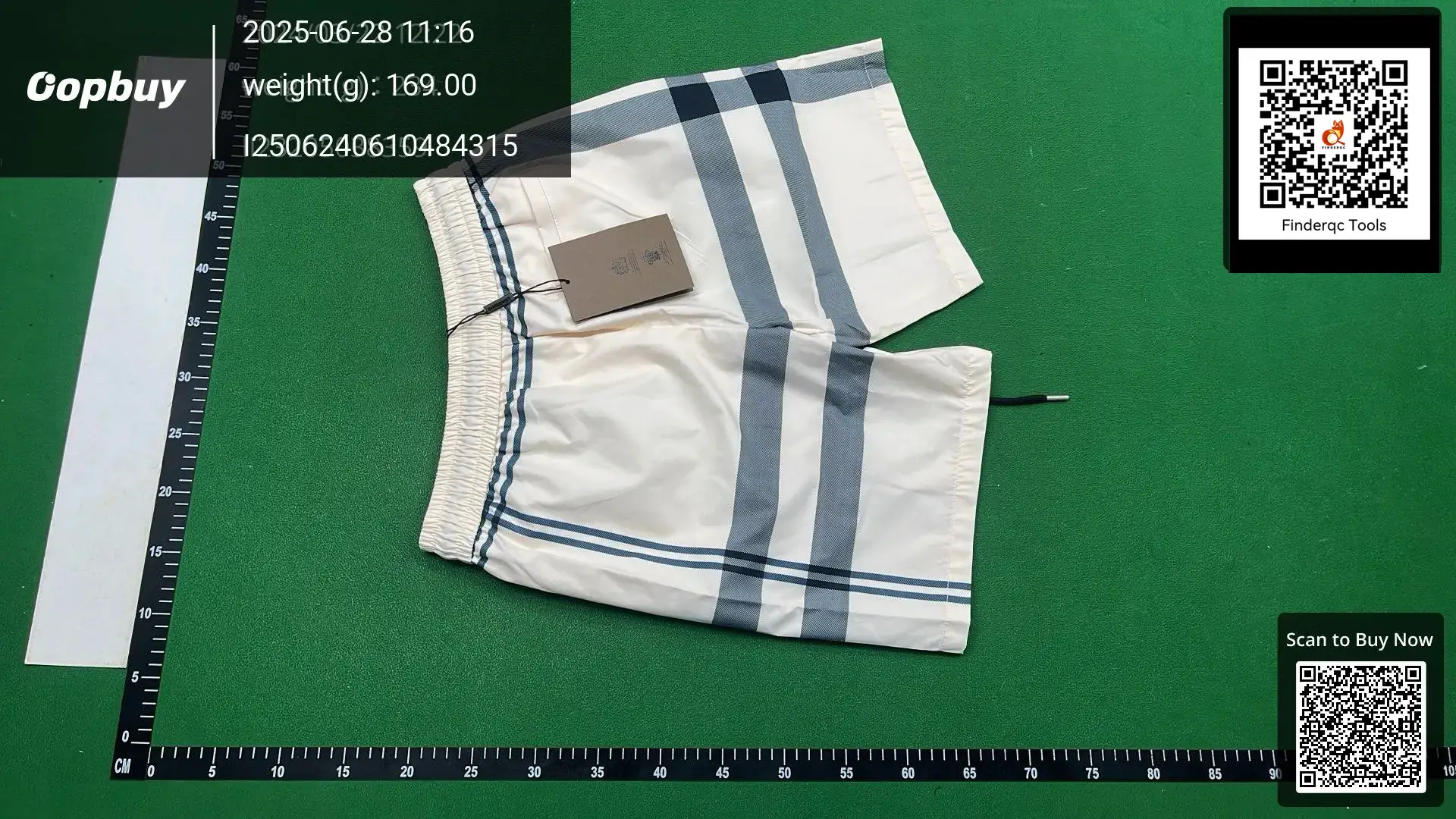 Burberry Check Shorts