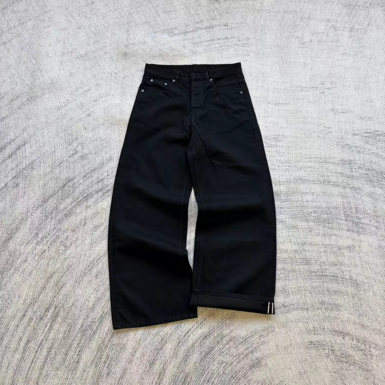 Fmade Black Denim with Red Trim