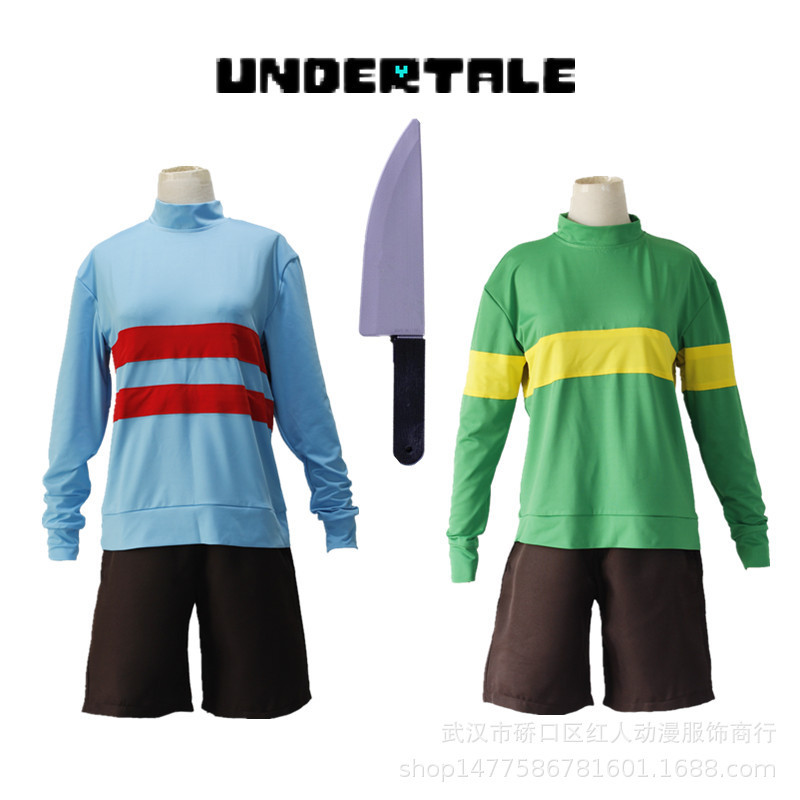 Legendary cos clothing undertale cosplay clothing frisk frisk necklace factory wholesale