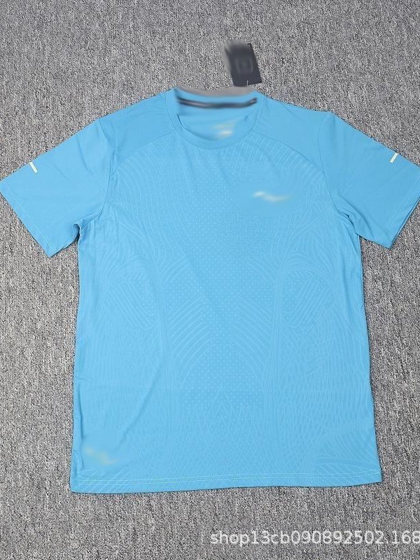 Summer New Sports Quick-Drying Fitness Basketball Sports T-Shirt Breathable Sweat-Wicking Training Running Loose Top for Men
