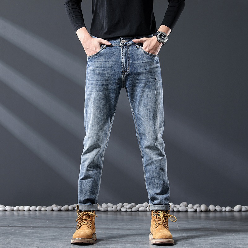 City Lee Men's | Summer Thin Ami Kaji Jeans Men's Loose Plus Size Joker Casual Pants