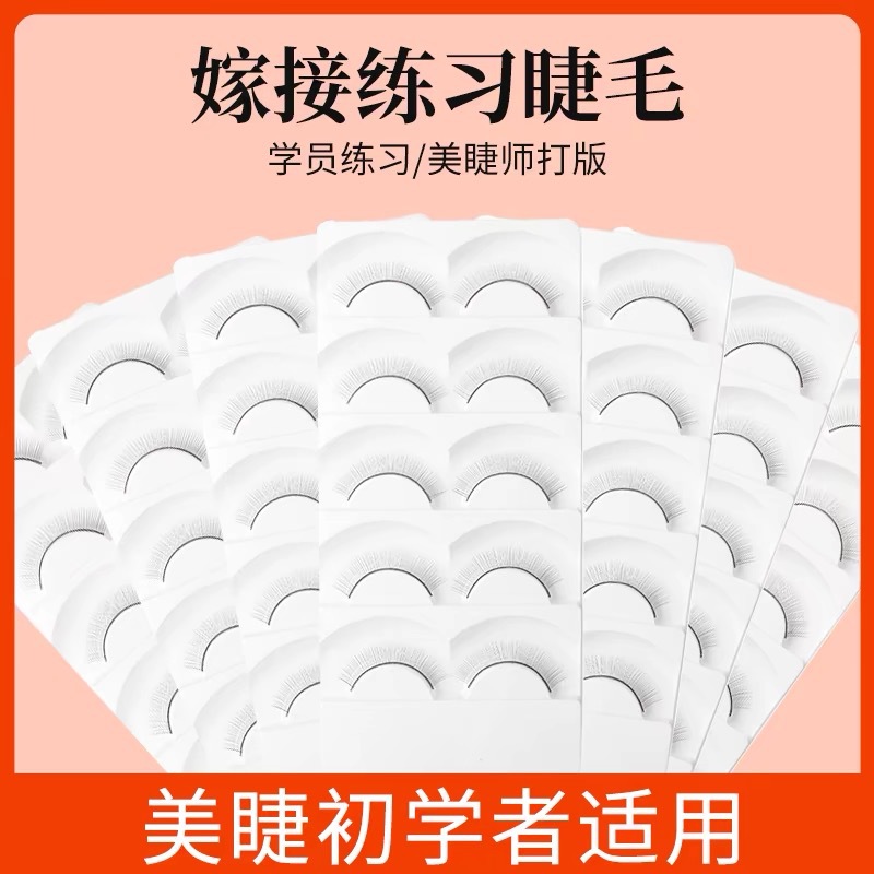 False Eyelashes for Practice Beginners suit Grafting Eyelashes Full Set of Tools for False Eyelashes Plate Mold