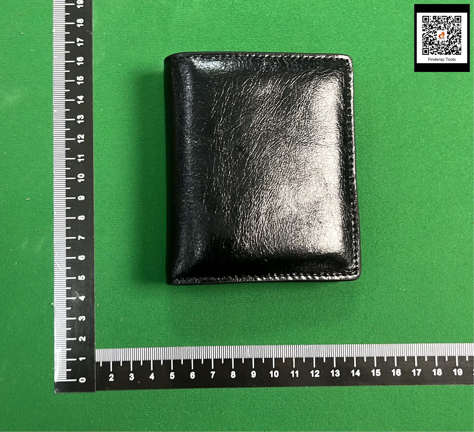 「E1Even7」 Mmm Style 21Ss Oil Wax Black Cowhide Classic Four-Point Stitching Wallet Card Holder