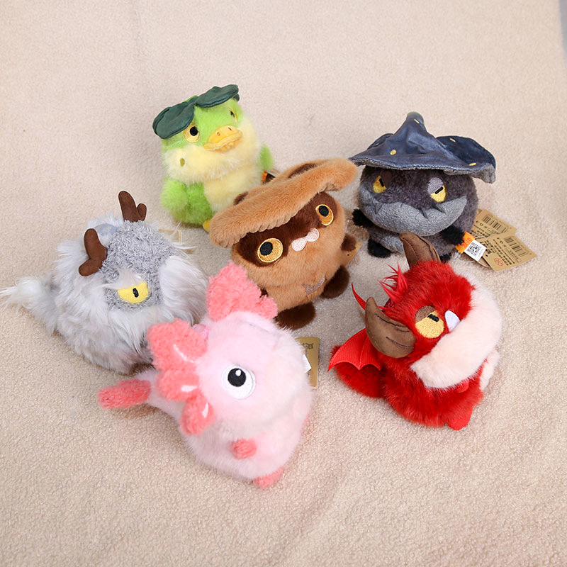 Stumble Upon a Trendy Prehistoric Creature Dragon Plush Toy Boy's Gift Plush Keychain T-Rex Pendant Doll Gift